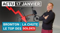 L’actu vélo en vidéo : Brompton en crise, des soldes immanquables et un vélo électrique à 10 kg !