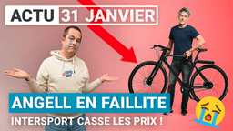 L’actu vélo en vidéo :  Angell en faillite, un speedbike record et la nouvelle offre incroyable d'Intersport