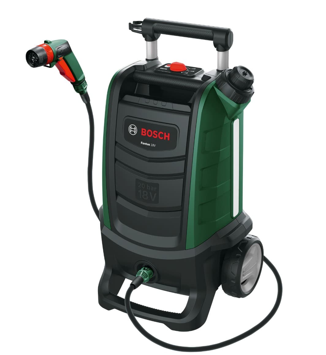 Bosch Fontus 18V - Nettoyeur haute pression vélo avec réservoir 15L